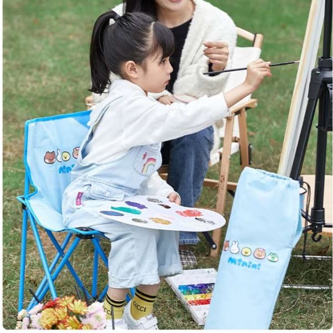 キャンプ椅子 お絵かきキッズチェア